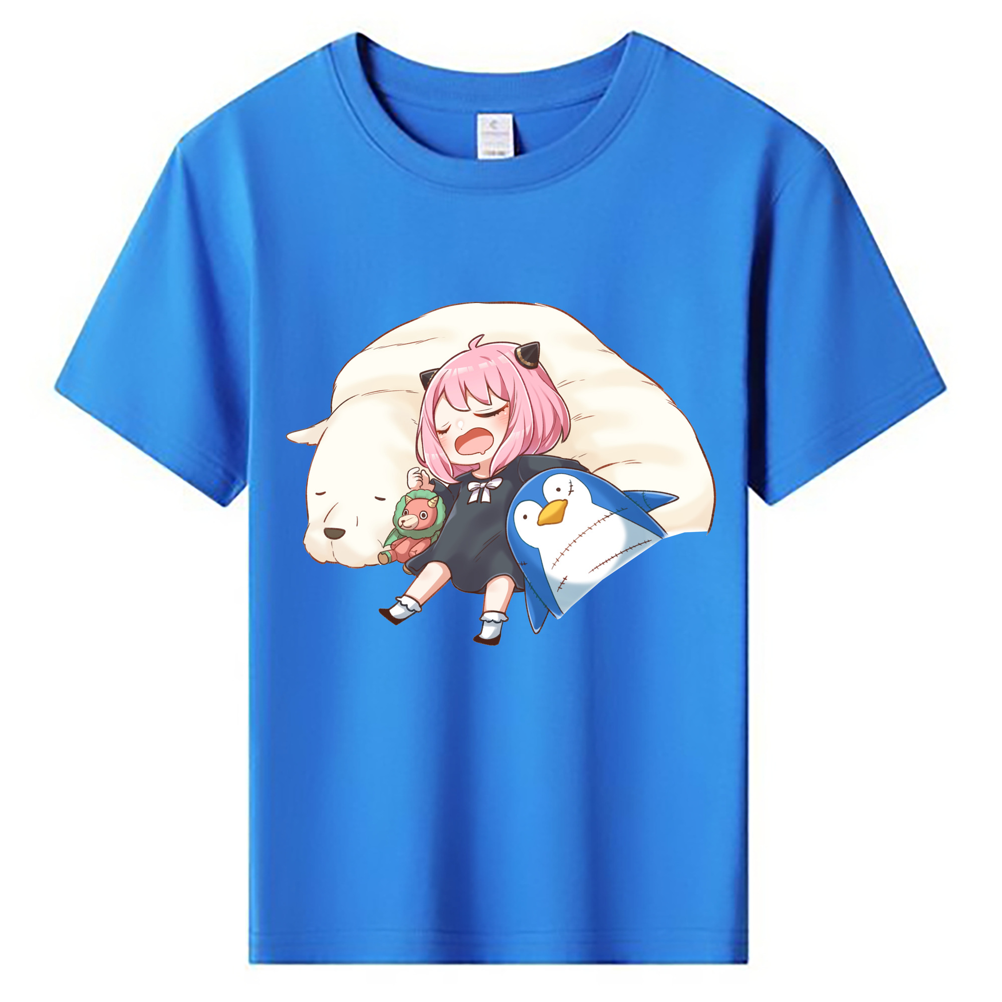 （画像用） SPY×FAMILY间谍家家酒 綿100％キッズTシャツ（フロントプリント）
